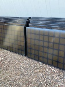 Storing-Solar-Panels-on-Side-of-House