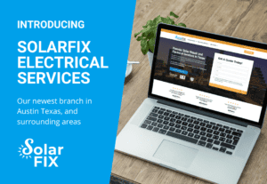 SolarFIX Electrical Services Texas banner