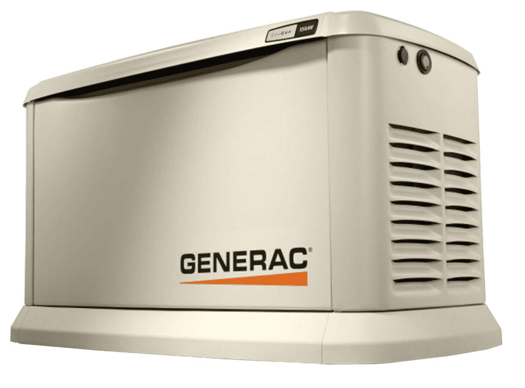 generac generator installation closed unit