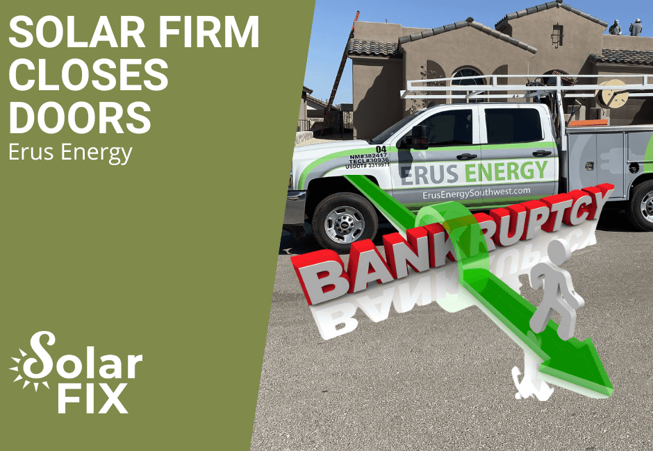 Erus Energy Closes Doors